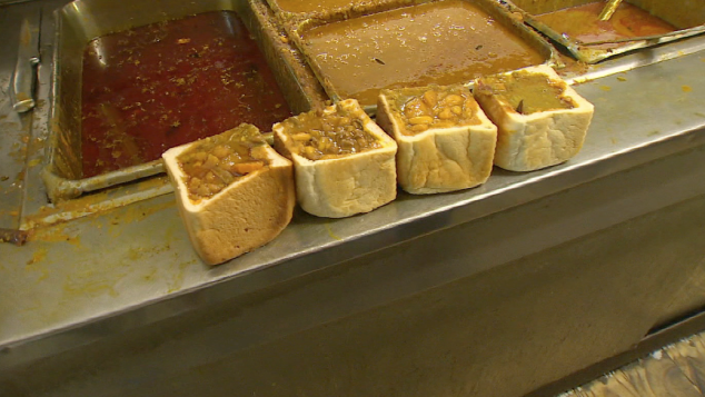 Bunny chow, South Africa