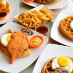 BREAKFAST WAFFLES & POTATO CHEESE BALLS at A&W